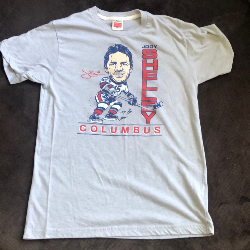 Homage Blue Jackets Shirt